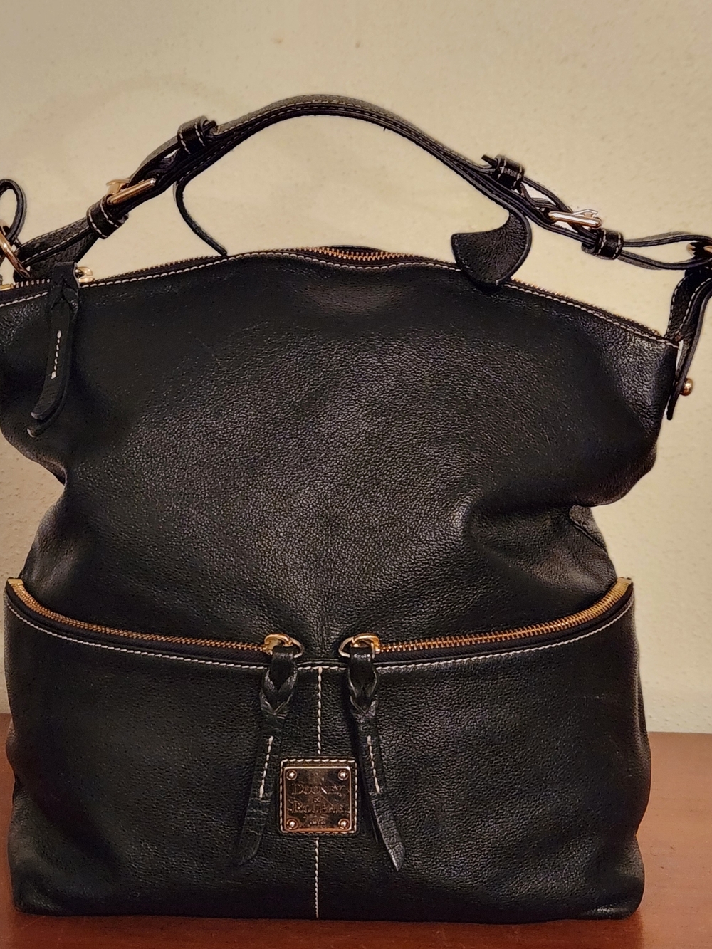 Dooney & Bourke Pebbled Leather Shoulder Bag